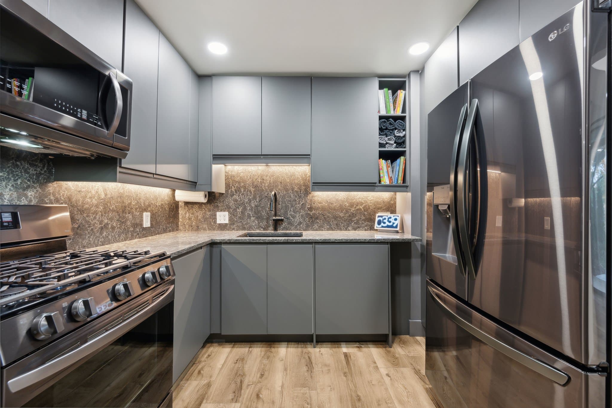 Completed kitchen