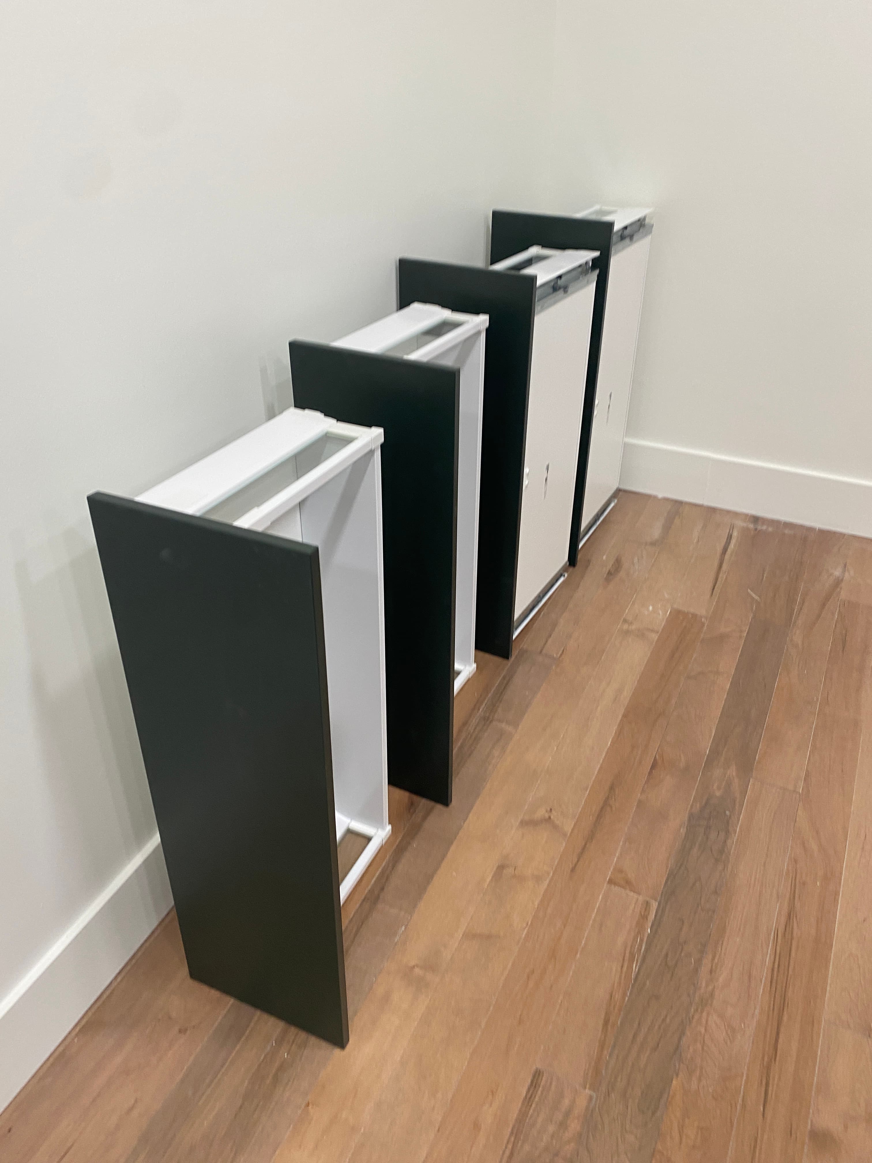 primary bathroom installation in progress, view 2